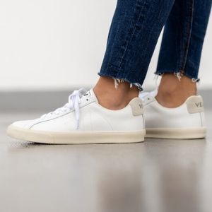 Veja Esplar White Leather Sneakers